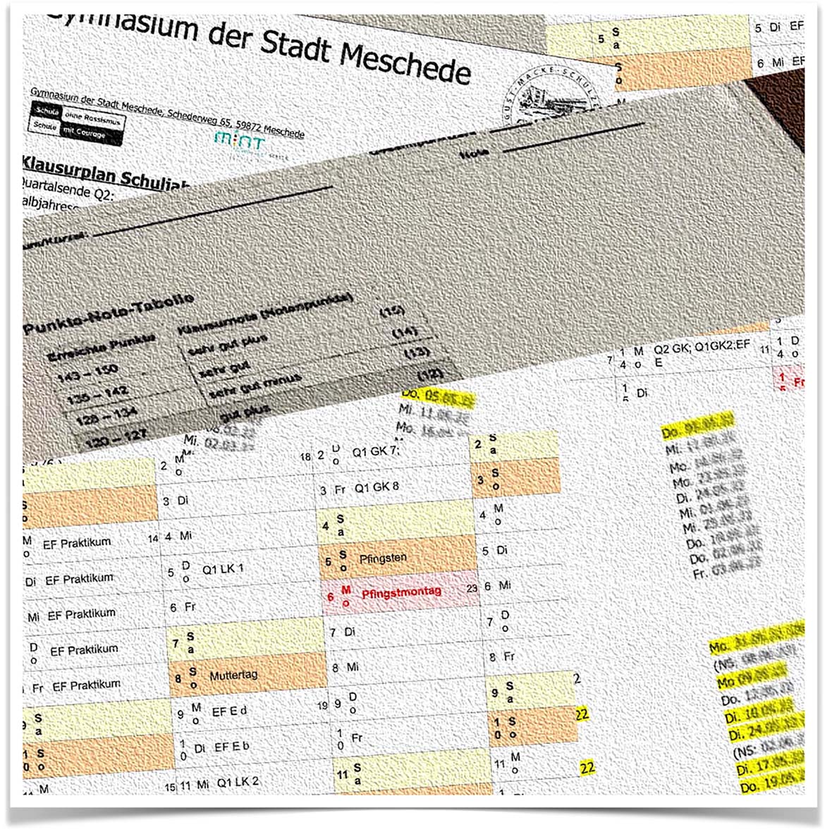 Klausurplan