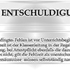 Schnell mal entschuldigen?